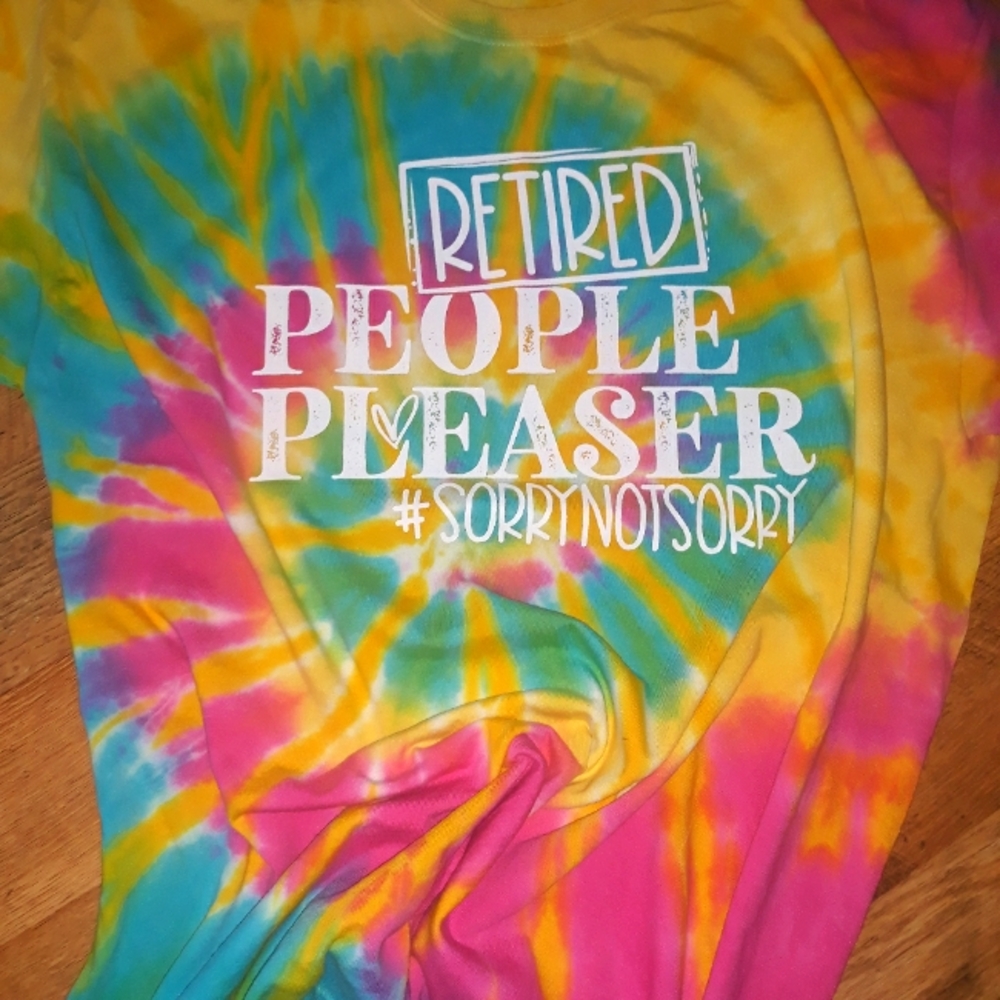 Custom tie dye tee